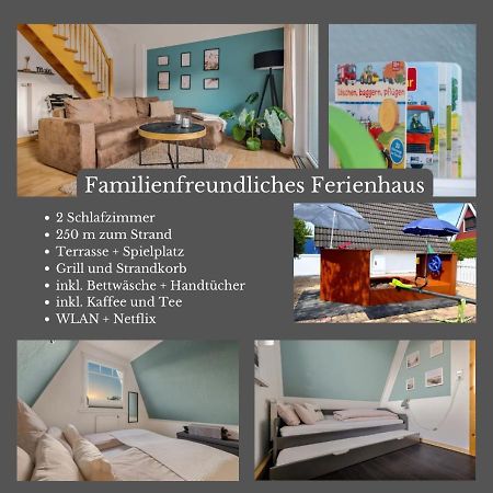 Familienfreundliches Ferienhaus In 5 Min Zum Strand Mit Terrasse Und Kostenlosem Parkplatz Cuxhaven Luaran gambar